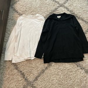 Aerie summer desert sweatshirts- S black and white